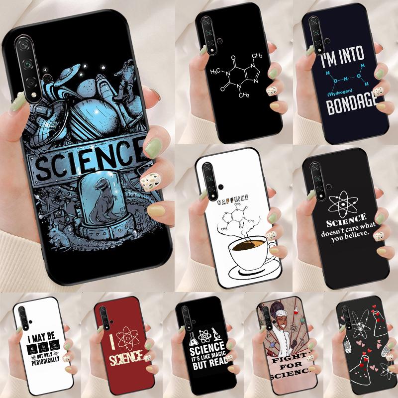 Science Chemistry Caffeine For Huawei Nova 8i 11i 12i 12s 9 10 SE Y90 Y60 Y70 Y72 Y61 Y91 P20 P30 P40 Lite P60 Pro Case