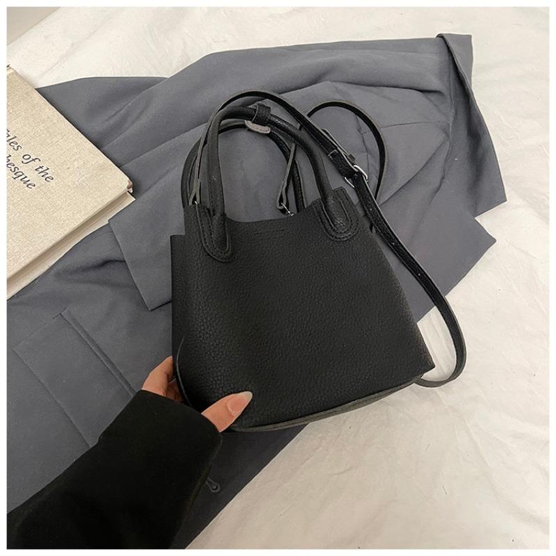 Bucket Bag Women's Simple Bag Summer New Fashion Trend Shoulder Bag Simple Versatile Messenger Bag