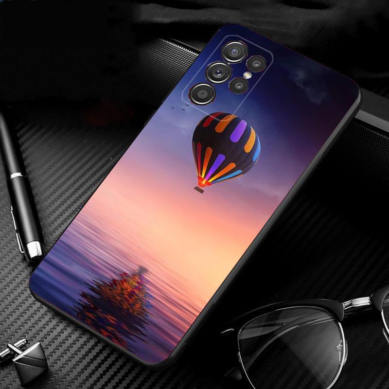 Hot Air Balloon Phone Case For Samsung S25 S24 S23 S22 S21 S20 Ultra S20 S22 S21 S20 FE S24 Plus Shell Case