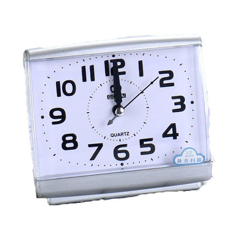 

Silent Alarm Clock No Tick Wake Up Timer Quartz Large Number For Bedroom Kids белый