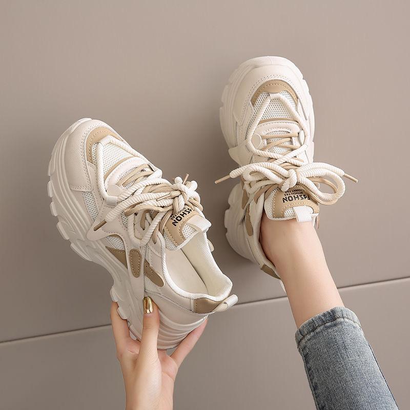 Women's Shoes New Lightweight High Quality Casual Shoes Thick Sole Casual Soft Sole Sneakers Non-slip Platform Shoes