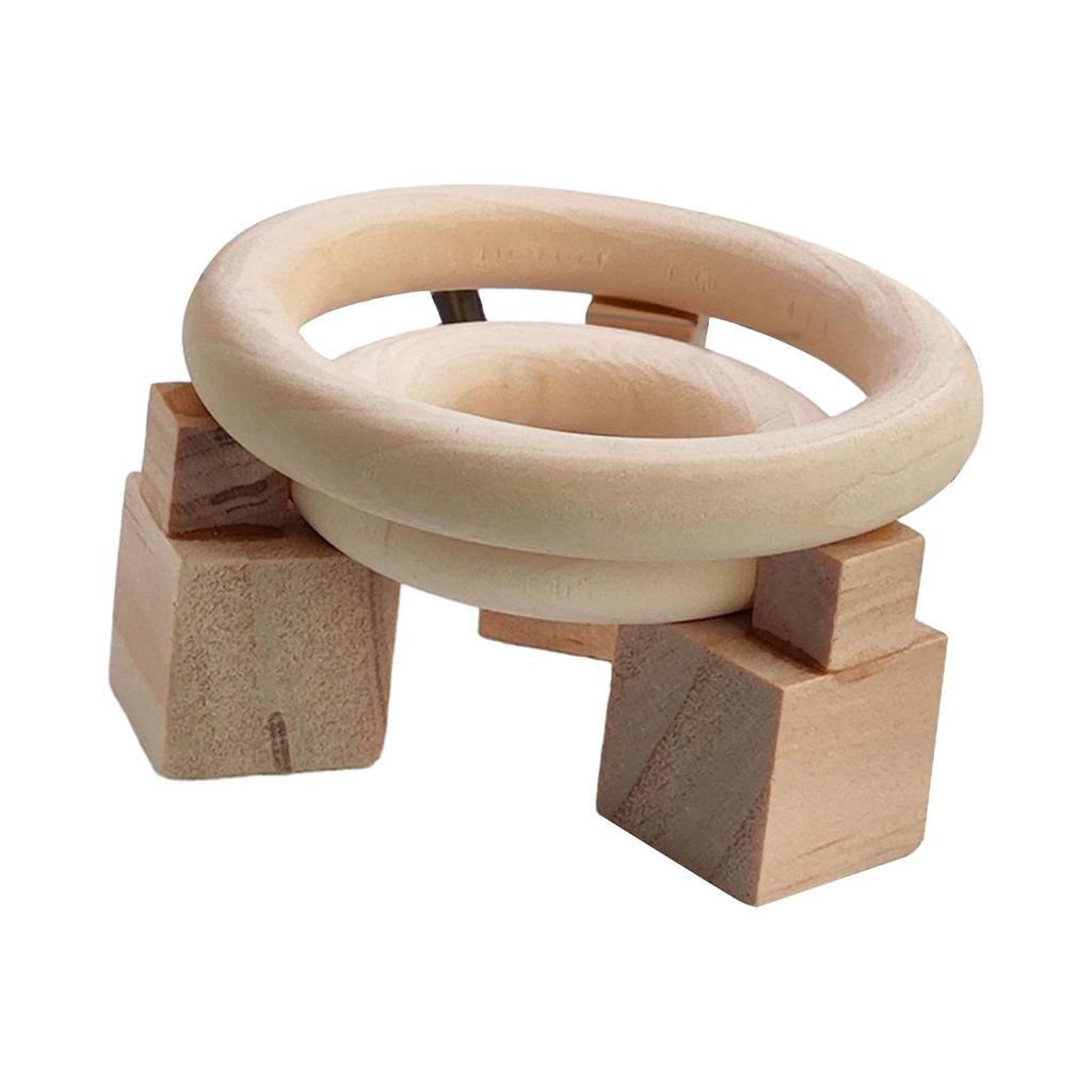 Baseball Display Stand, Stand Tripod Holder, Small Ball Wooden