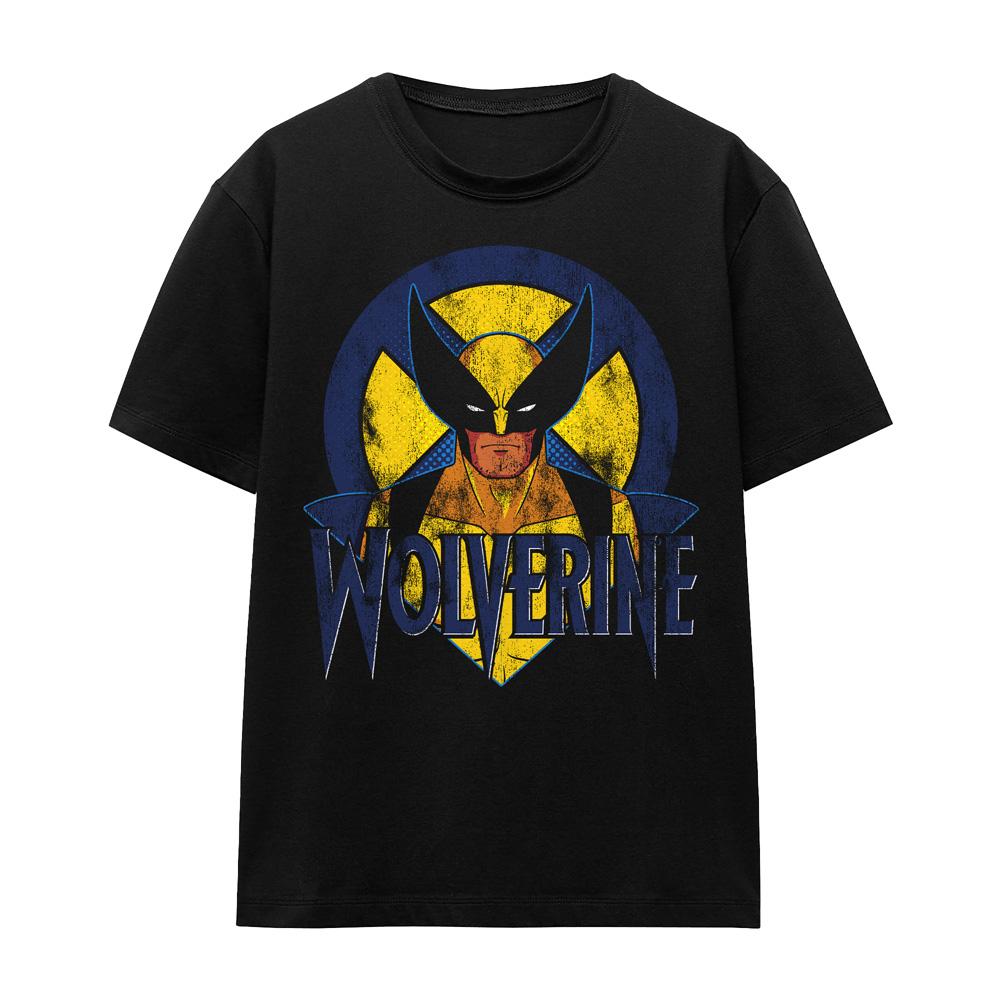 Marvel Unisex Adult X-Men Wolverine Retro T-Shirt