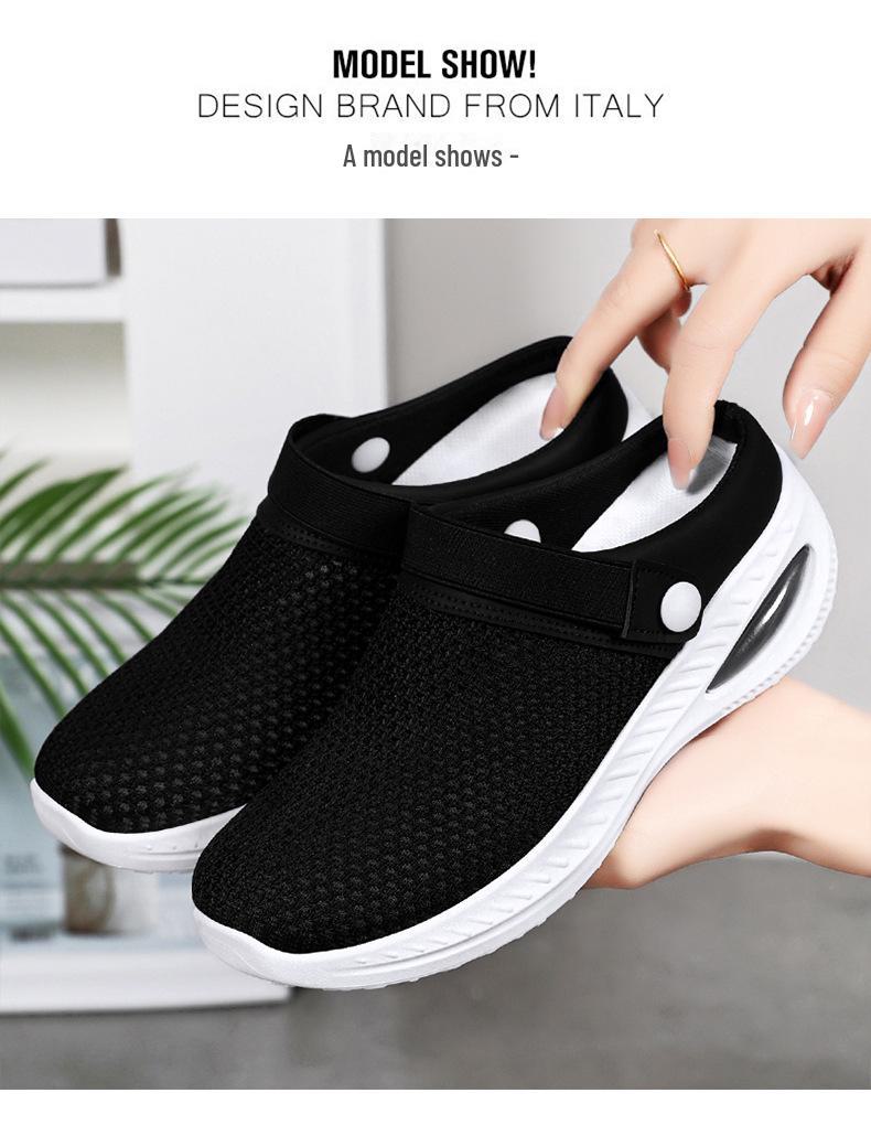 Damen Sommer Atmungsaktiv Geschlossene Zehen Lässige Outdoor Hausschuhe