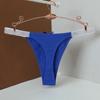 Silver Thin Belt Bowknot Panties Bow Cotton Thong Sweet Women's Briefs  Lingerie