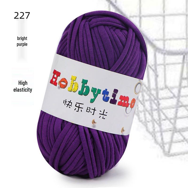 Cloth Strip Yarn DIY Crochet Kit: Handmade Bag, Knitting Material for Cushions, Carpets, and Dolls