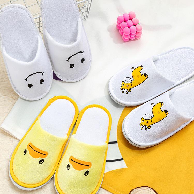 Children's Non-Slip Disposable Slippers for Hotel, Travel, and Home