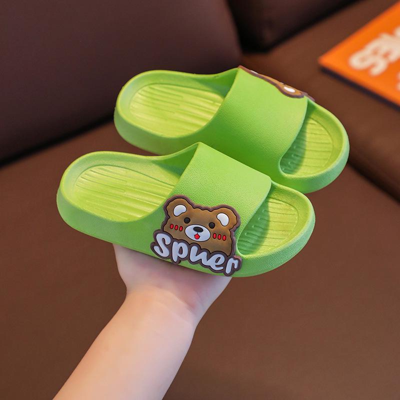 Cartoon Parent-Child Indoor Slippers for Kids and Adults - Summer Bathing Shoes