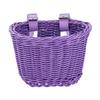 10 Colors Kids Bike Basket Rattan Wicker Retro Woven Bicycle Basket  Bicycle Accessories