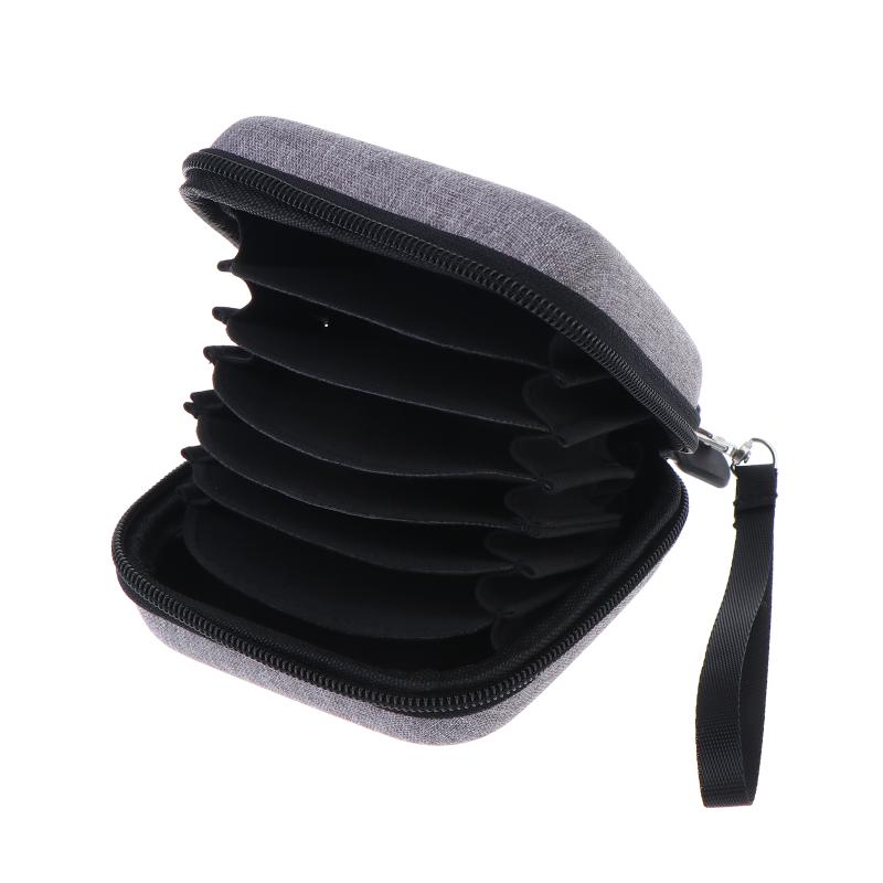Camera Lens Hard Filter Storage Case Box Water Resistant Shockproof Dust Proof Carrying Bags Expanding Dividers