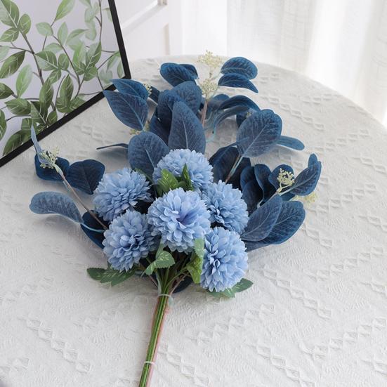 1 Bouquet Fleur Artificielle Décoratif Sans Flétrissement Arrangement Floral Soie Artificielle Plante Fleur Artificielle Décor de Fête