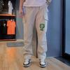 Li Ning Skateboard Casual Pants Fall Unisex Khaki AKXR479-1