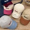 American Retro Letter Embroidered Baseball Cap Unisex Spring and Autumn Sun Protection Sunshade Cap Big Head Circumference Shows Small Face