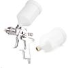 Riloer Paint Gun Cup, 600mL / 600cc Container Cup with ?16 Thread, Fit for Most HVLP Gravity Feed Spray Guns