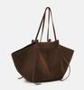 Borsa a Spalla da Donna Camoscio Nabuk Grande Capacità Portatile Ala Borsa Tote Designer Lg Tracolla Shopping Spaziosa Borse Nuova