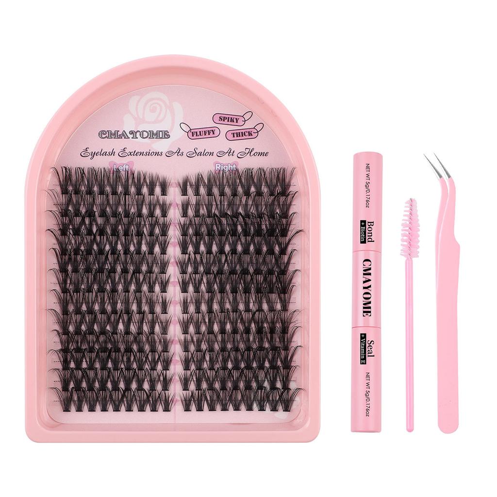 216 Clusters D Song Single Cluster False Eyelashes Natural Thick Simulation Daily Makeup Segmented Multi-Hair Eyelashes