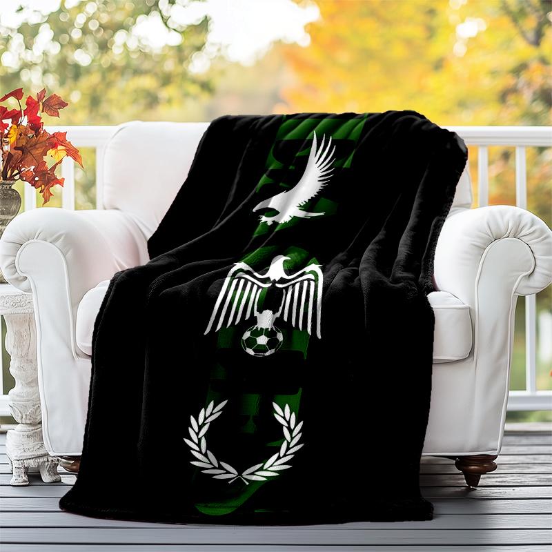 CSC Flannel Blanket Soft All-Season Throw, Design for Camping, Car Travel, Hiking Sofa, Bed, Office Perfect Gift for Parties