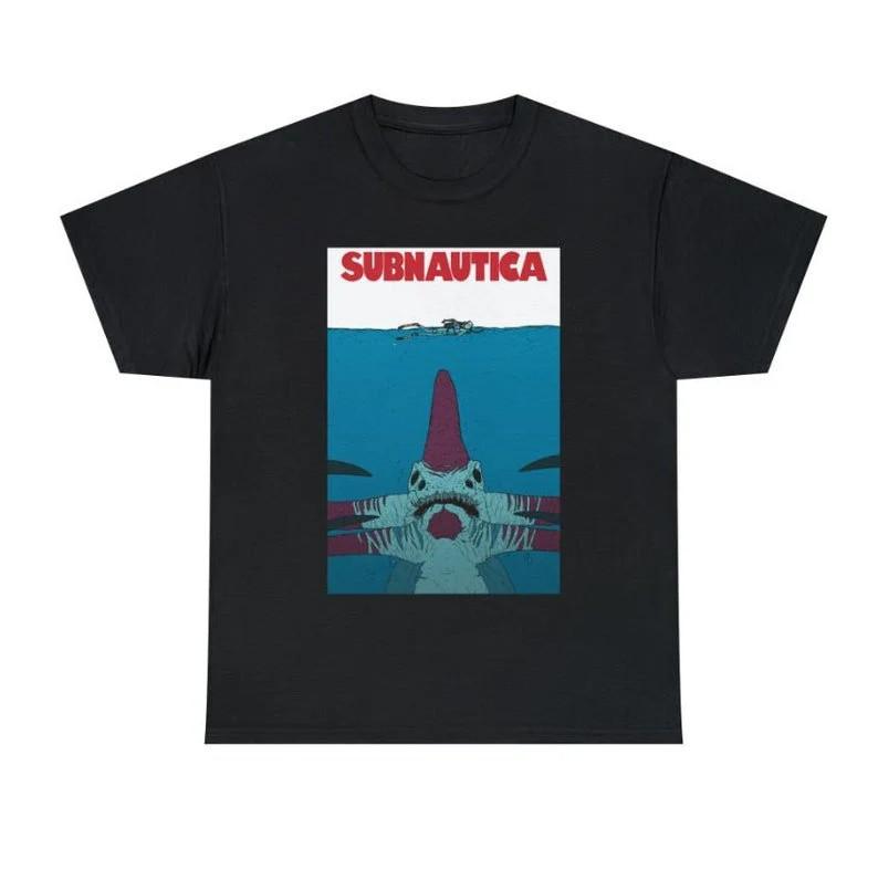 Subnautica Gaming T-Shirt Indie Videospiel Anime Unisex T-Shirt Größe S4XL