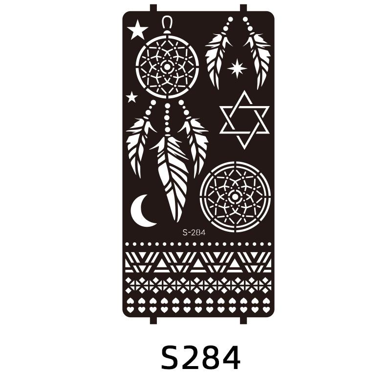 Indian Hannah Tattoo Template Tattoo Hand Drawn Template Juice Tattoo Sticker Painted Hennatattoo