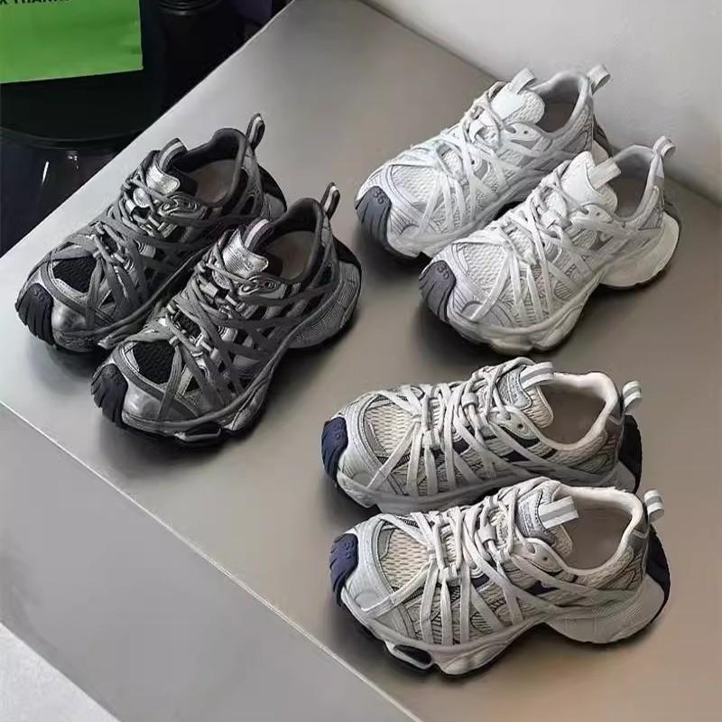 Thick-soled dad shoes women's tide spring and summer versatile mesh breathable feet small height increase casual sports shoes