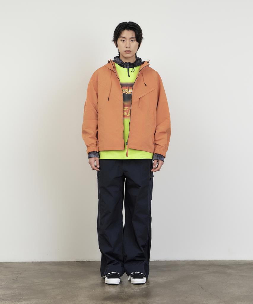 Nontai Piping Cargo Track Pants (Navy)