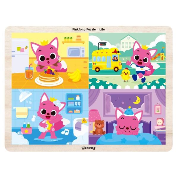 

[Ainet] Pink Pong 24 Peace Puzzle -A Fun Day, Korea Best Toddler Puzzle