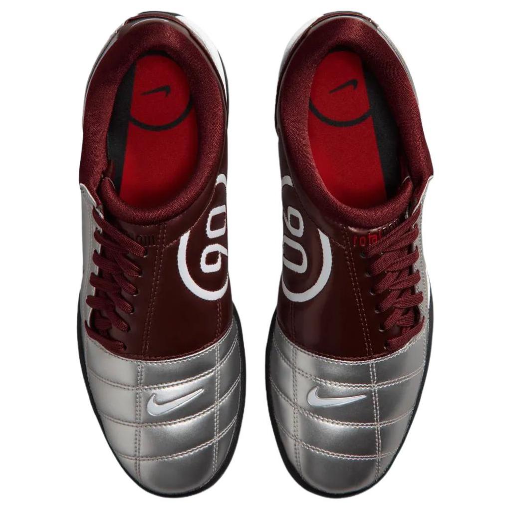 Nike Total 90 III Comfortable Fit Breathable Soccer Shoes Women Sneaker Red Silver IM7595003