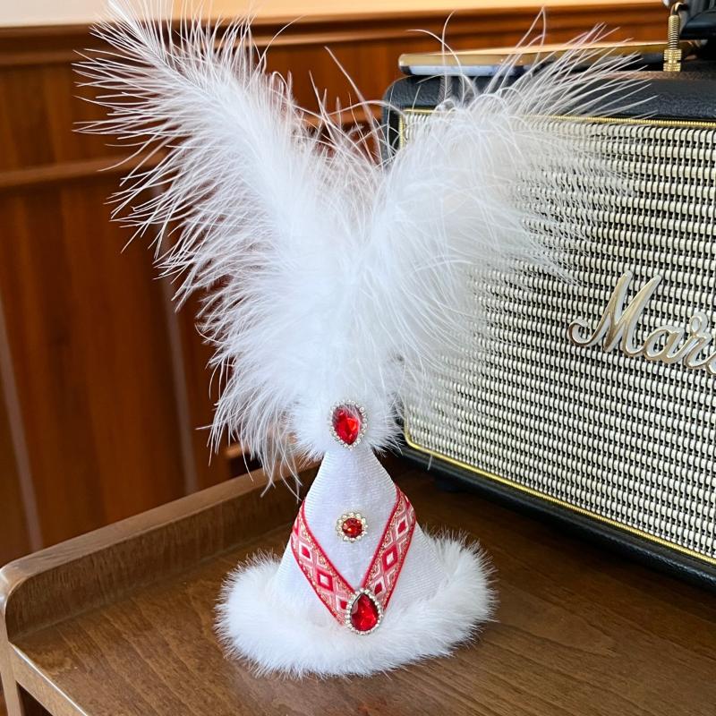 Ethnic Style Beaded Embroidered Sheep Plush Bag Charm Soft Fluffy Key Pendant for Women Purse Backpack Xmas Gift