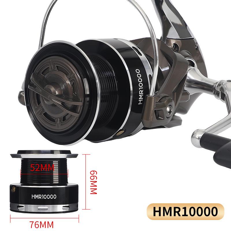 Universal All-Metal Spinning Fishing Reel for Freshwater and Saltwater, Long-Casting, General-Purpose, Sea and Anchor Fishing.