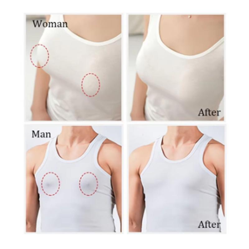 100Pcs Nipple Sticker Disposable Invisible Chest Sticker Non-woven Bra Breast Patch Bra-less Pasties Pad Nipple Cover Stickers