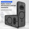 KEYSION Magnetic Phone Case for Nothing Phone 2A Plus Silicone+PC Matte Translucent Shockproof Back Cover for Nothing Phone 2A