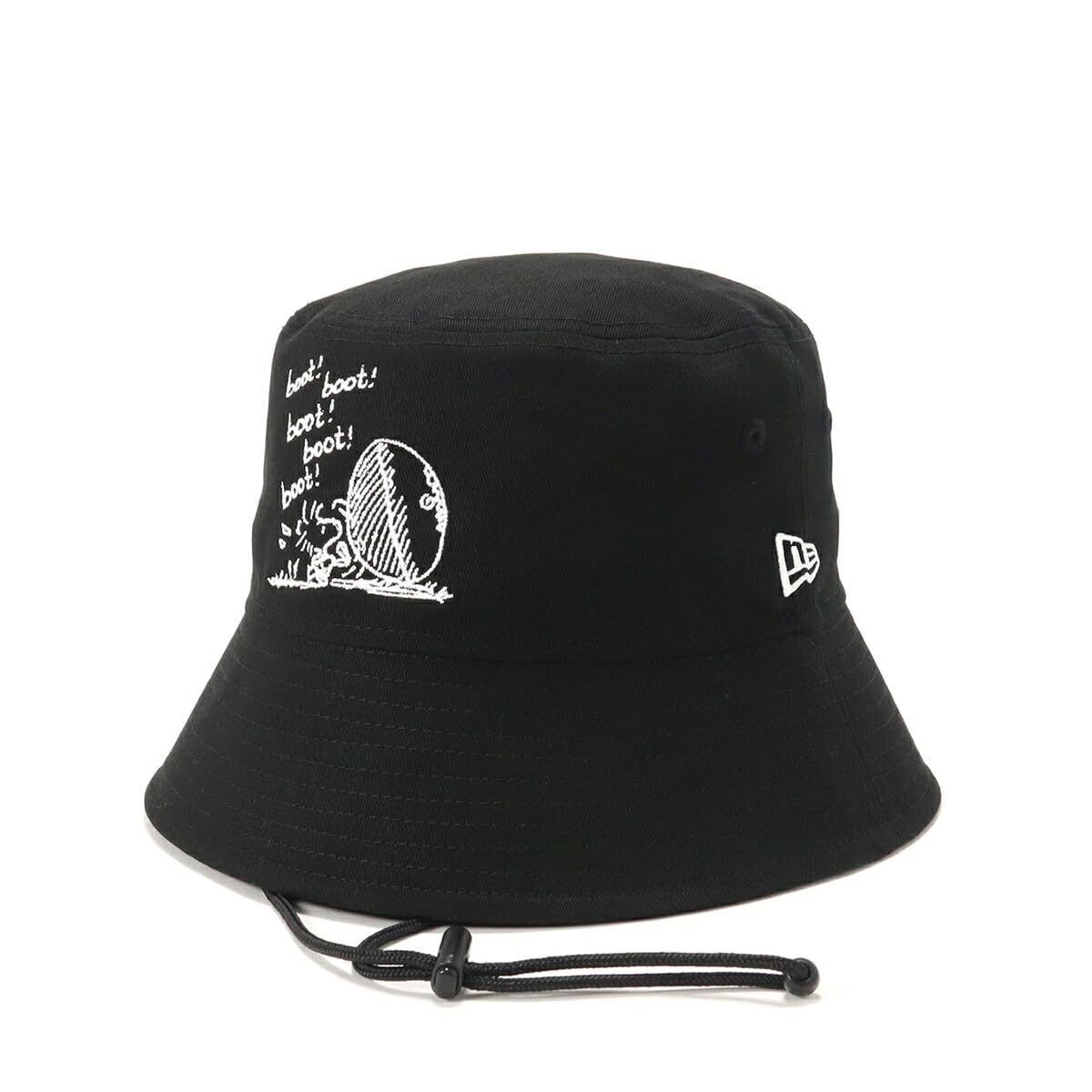 Кепка-ведро New Era Peanuts Snoopy BUCKET01 SB PEANUTS BLK, & Сотрудничество, Черный, S/M, чёрный