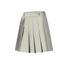 Golf Series Fashion Simple Quality Sports Golf Versatile Comfortable Pleated Woven Casual Skirt Women Skirts Pencil-Gray A11W615301FDY