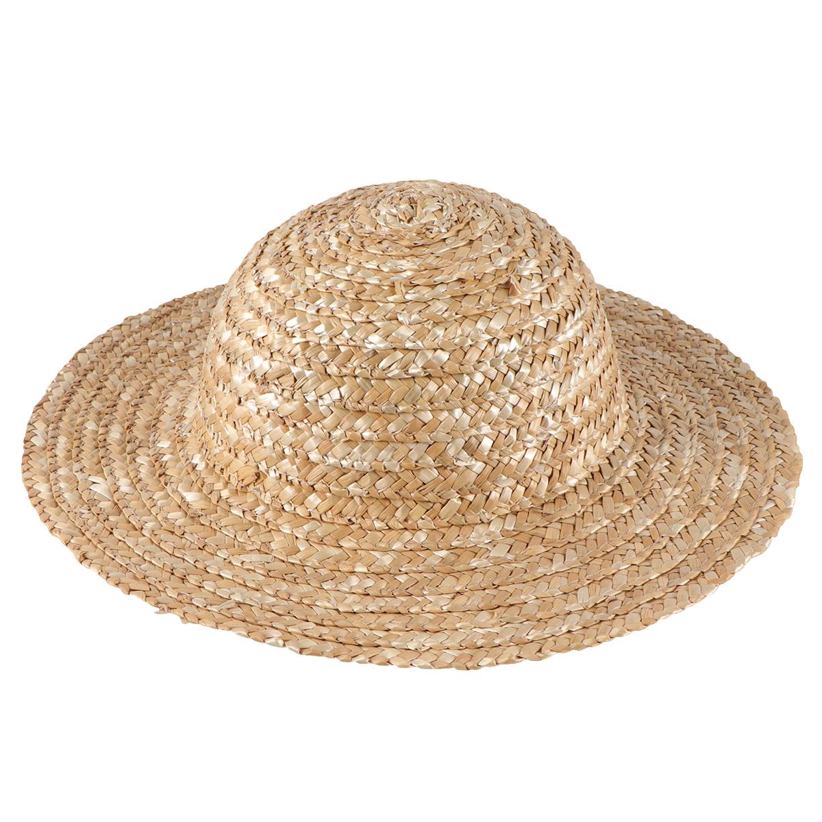 

Children s Straw Hat for Farmer Costume Kids Straw Hat Outdoor Beach Sun Cap Handicraft Hats Kids stage perform props Straw Hats 10cm светло-желтого