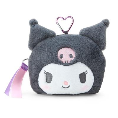 Kuromi Pouch with Character Grand Prize 2nd 15 X 155 X 7 Character 325686 Face-Shaped Window, Winner, Edition, Cm,