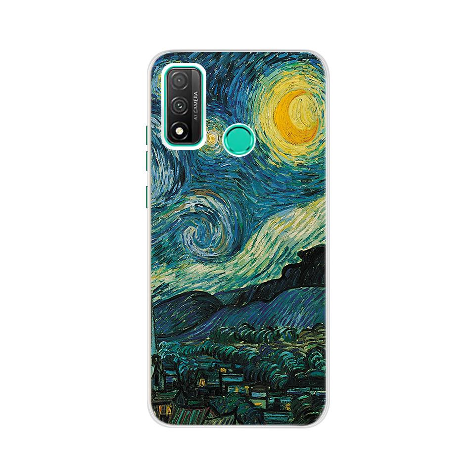 Phone Case For Huawei P smart 2020 Case TPU Silicon Soft Painted Coque Huawei Psmart 2020 POT-LX1A 6.21" Cover Bumper Cases capa