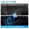Jiooy Toyota USB Port for Alphard USB Expansion Dual Power Supply for Hiace Daihatsu Vellfire Power Fast Car Power Simultaneous LED Easy Installation