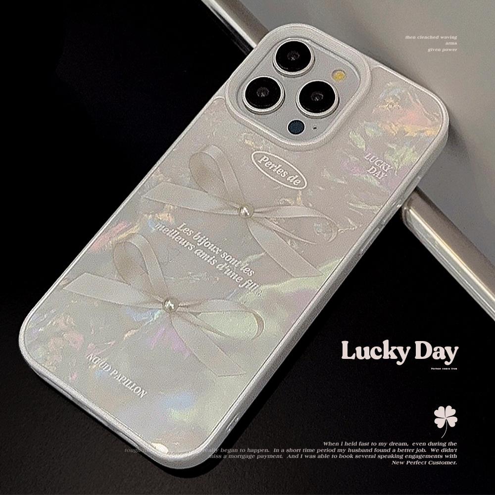

The Shell Pattern Is Suitable for The IPhone 16 Phone Case. The Three Dimensional Pearl Bow of The IPhone 15 Pro Max Is Elegant and Hard 16promax