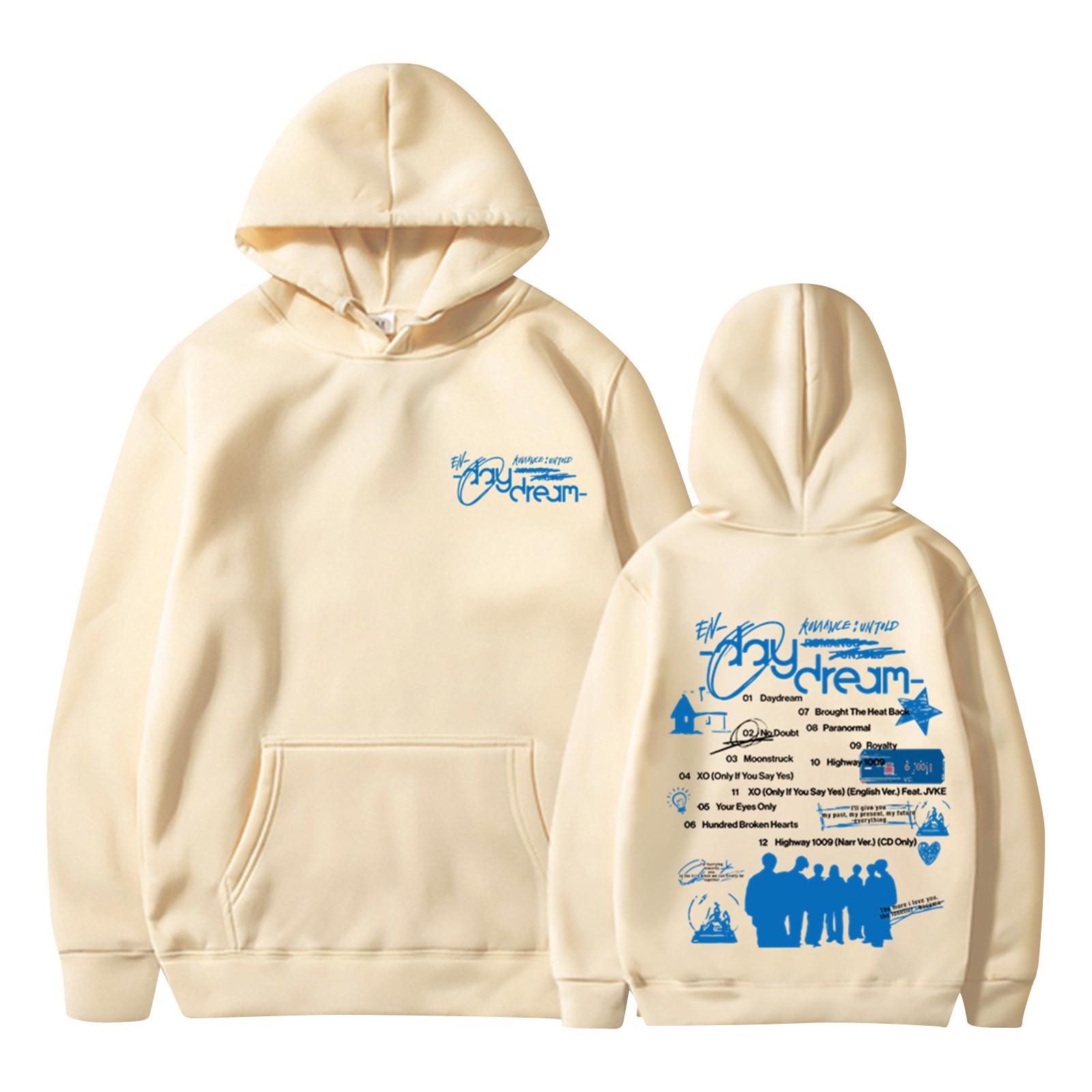 

Унисекс модный повседневный свободный плюшевый пуловер с длинными рукавами и круглым вырезом с капюшоном из веревки L бежевый