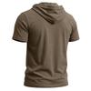 Herren Polohemden Kurzarm Mit Kapuze Klassische Passform Polohemden für Herren Stilvolle T-Shirts für Herren Übergroße T-Shirts für Herren