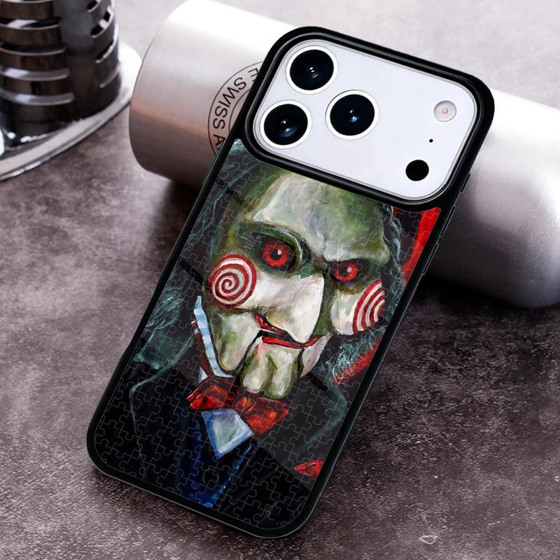 

Saw Jigsaw Puppet Phone Case For iPhone 17,16e,15,14,13,12,11,Mini,Pro,MAX soft Silicone Cover iPhone 13