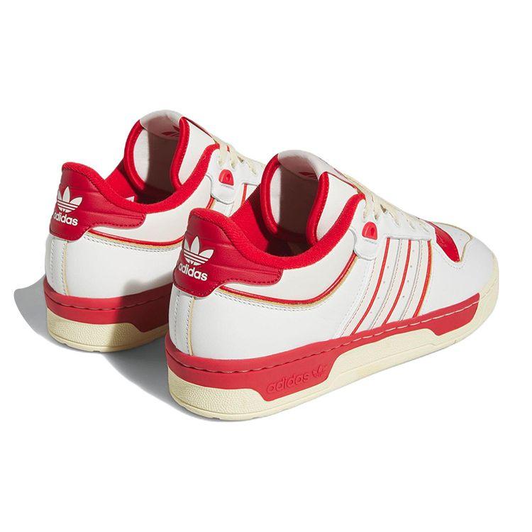 adidas Rivalry Low 86 Biało-Czerwone Męskie Sneakersy Core-White Off-White Team-Power-Red GZ2557