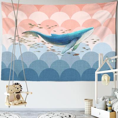Cartoon Animal Tapestry Wall Hanging Bohemian Hippie Tapiz Kawai Children's Room Girls Dormitory Decor