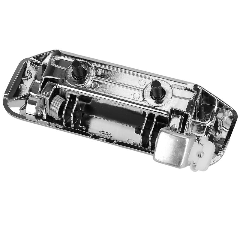 Tailgate Rear Trunk Lid Lock Door Exterior Outer Open Handle Fit for Mitsubishi L200 Triton 2006-2014 Chrome Silver ABS Plastic
