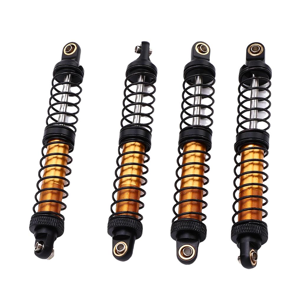 4pcs RC Car   Alloy 100mm Double Springs Shock Damper for 1Celsius10 RC Crawler Off Road Car