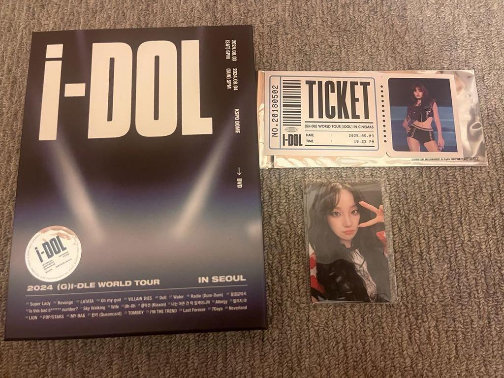 [USED] I-dle Seoul Concert DVD Trading Cards YUQI MINNIE