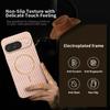 For Google Pixel 9 Phone Case Carbon Fiber Textured Electroplated TPU Back Cover