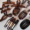 Retro Tortoiseshell Claw Clip: Elegant & Versatile Updo Hair Accessory for Women