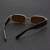 1pc Women'S Square Plastic Small Frame Casual Retro YK2 Trendy Fashion Glasses Suitable for Driving Holiday Outfit
