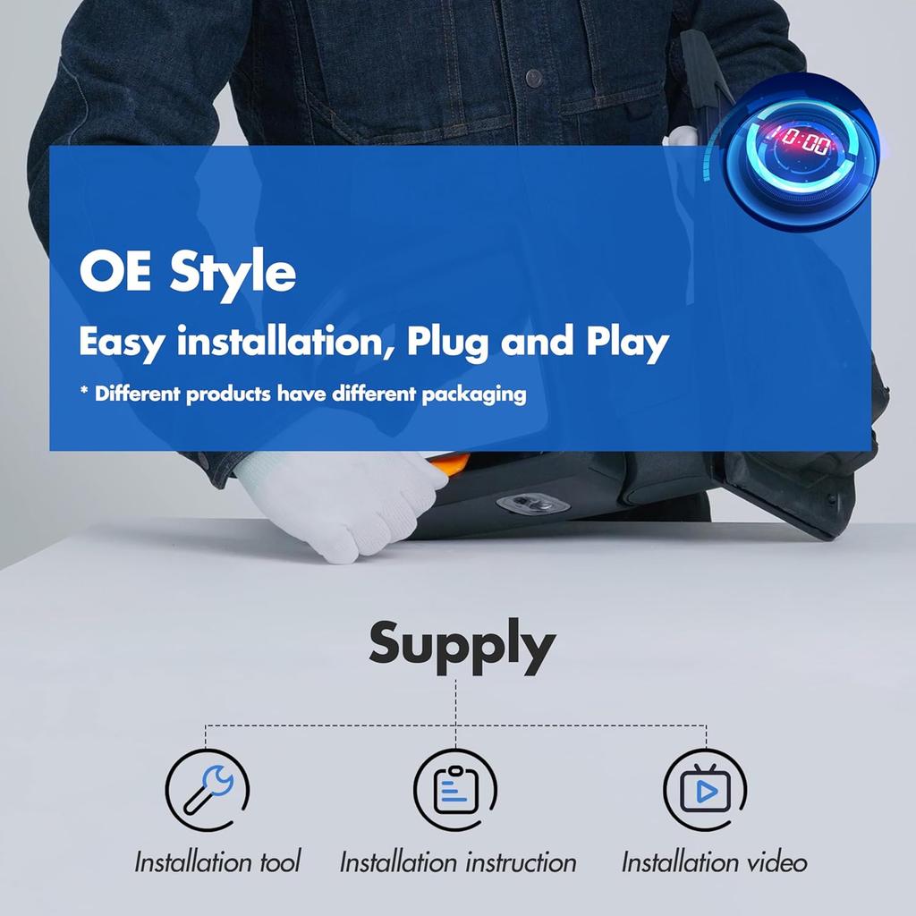 Driver Side Mirror With Turn Signal Replacement For 2007-2013 Chevy Tahoe, Suburban, Chevrolet Silverado, GMC Yukon, Sierra, Cadillac Escalade - Left